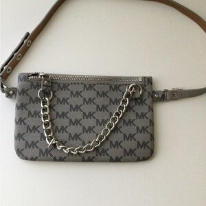 Michael Kors signature gray silver